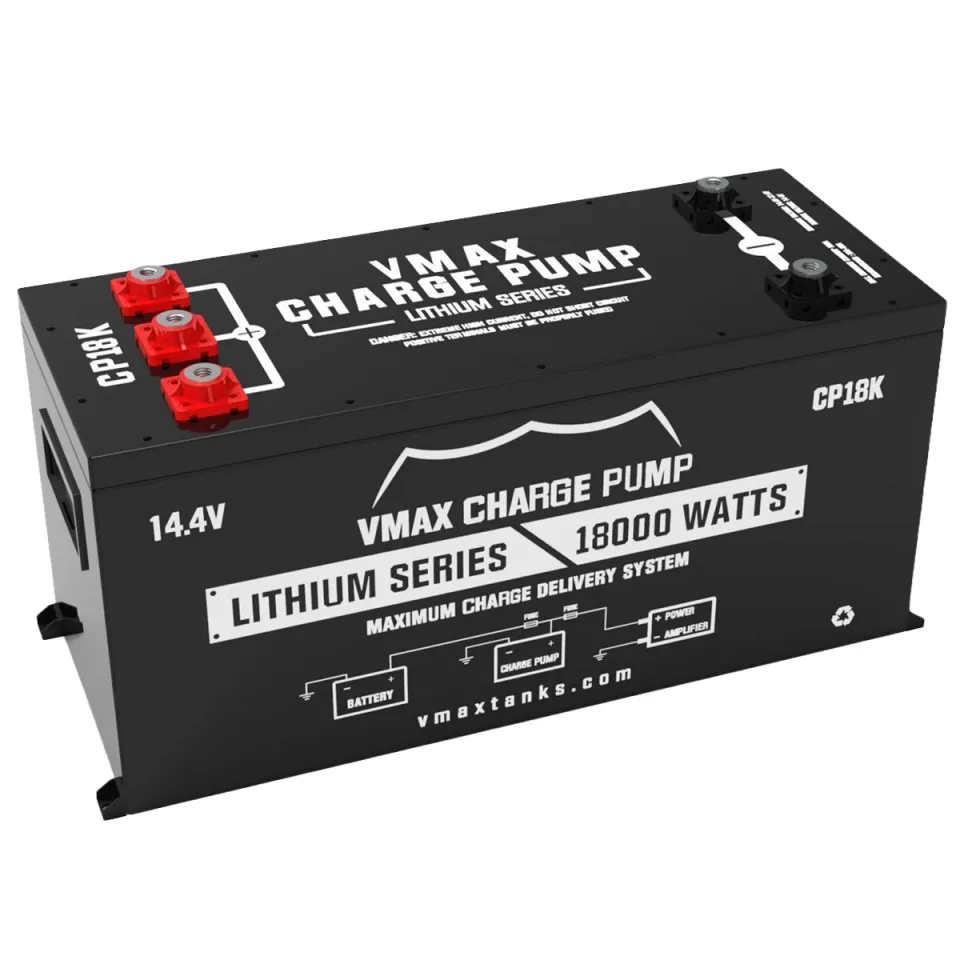 18000W LTO Car Audio Battery - 26lb Charge Pump | VMAX